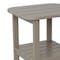 Flash Furniture Brown 2 Tier Adirondack Style Patio Side Table LE-HMP-1035-1517H-BR-GG - alternate 8